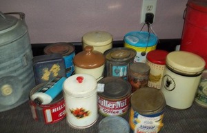 lot 156 image: Tins and Canisters