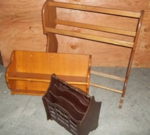 lot 163 image: Quilt Rack and More