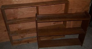 lot 164 image: Wooden Shelves