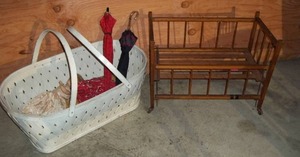 lot 181 image: Doll Bed and More