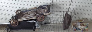 lot 213 image: Misc Metalwares, Marbles, and More
