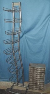 lot 249 image: Display Rack and Hardware Storage