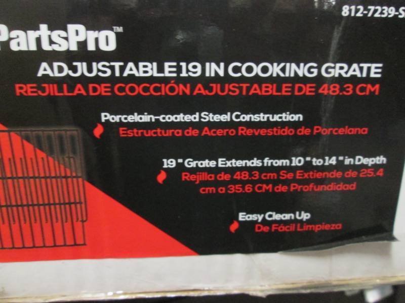 lot 179 image: Grill Parts PRO Adjustable 19 Cook...