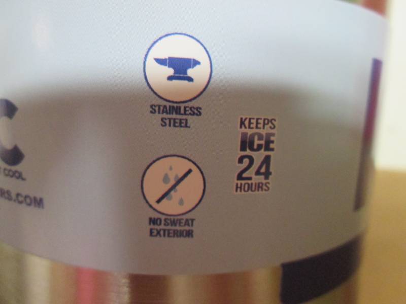 lot 162 image: KPIC 20oz.Stainless Steel Tumbler (...