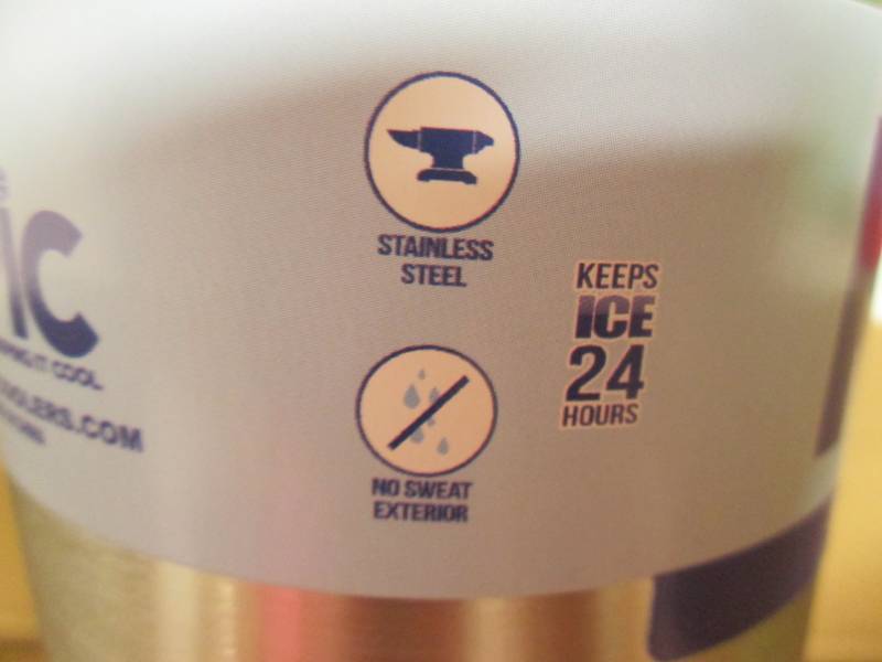 lot 163 image: KPIC 20oz.Stainless Steel Tumbler (...