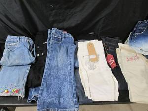 lot 203 image: NWT Girls Lot (Size 10-11) ShortsJeans...