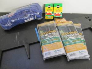 lot 271 image: Flex Garden Hose, 4 Anchoring Stake...