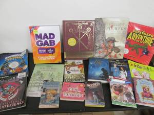 lot 283 image: Mad Gab Game, Kids Books (Gary Paul...