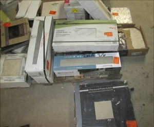 lot 60 image: Pallet Lot of Various Size Flooring 5-FLR
