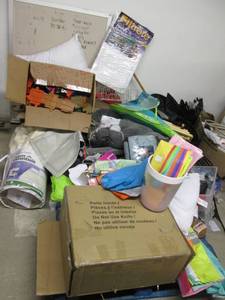 lot 88 image: Huge Lot of Housewares Open Packaging- Toys, White Board, Pet Items. All Items are sold As Is