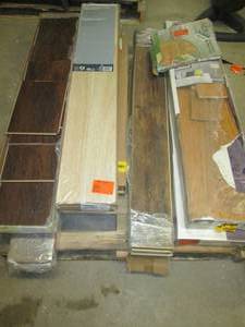 lot 92 image: Pallet Lot of Various Size Flooring Y