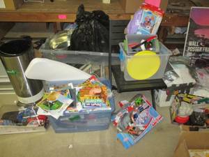 lot 94 image: Huge Lot of Housewares Open Packaging- Toys, etc..All Items are sold As Is