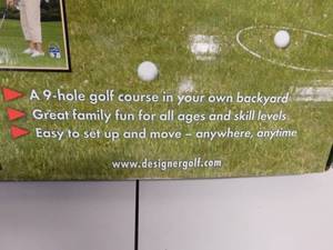 lot 62 image: New Designer Golf Backyard Game