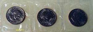 1979 Susan B. Anthony 3-Coin Mint-Issue Set