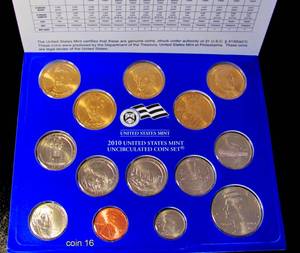 2010 P & D United States Mint Uncirculated Coin Set