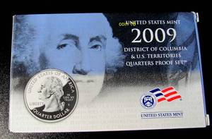 2009 United States Mint TerritoriesQuarters Proof Set