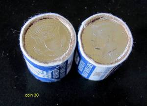 2 Rolls - 2001 P & D Kennedy Half Dollars