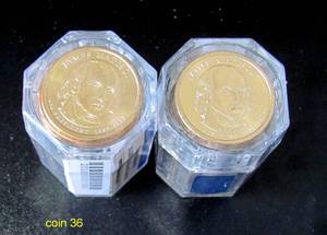 2007 P & D Madison $1 Brilliant Uncirculated 1st-Day-of-Issue Rolls
