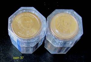 2007 P & D Adams $1 Brilliant Uncirculated First-Day-of-Issue Rolls