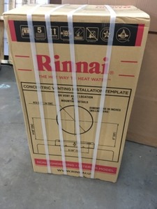 lot 105 image: Rinnai High Efficiency 7.5 GPM Residential 180,000 BTU Natural Gas Interior Tankless Water Heater new