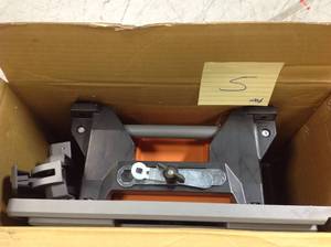 lot 5 image: Ridgid 6.5 Amp Corded 7 in. Table Top Wet Tile Saw used in good condition