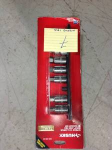 lot 7 image: Husky 12 in. Drive Torx and Hex Bit Socket Set (9-Piece) MISSING 1 PC