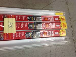 lot 38 image: Lot of Cinch 36 in. White Slide-On Under Door Seal not used