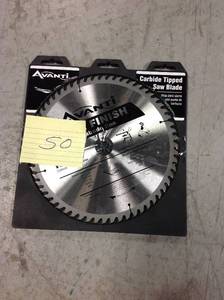 lot 50 image: Avanti 10 in. x 60-Teeth Fine Finish Saw Blade in good condition