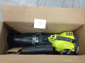 lot 72 image: Ryobi 160 MPH 520 CFM 25cc Gas Jet Fan Blower USED in good condition