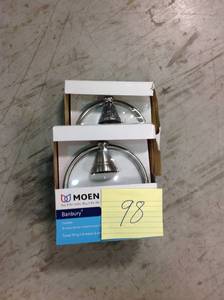 lot 98 image: Banbury Towel Ring in Spot Resist Brushed Nickel not used
