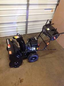 lot 124 image: Power Care 24 in. Two-Stage Gas Snow Blower with Electric Start and Headlight in good working conditions