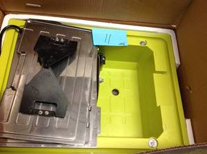 lot 11 image: RYOBI 7 in. 4.8 Amp Tabletop Tile Saw USED good condition