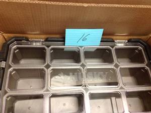 lot 16 image: Husky Connect 10-Compartment Small Parts Organizer good condition