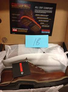 lot 18 image: Wolverine Mens Raider Oxford Contour Welt Work Boot, Brown, 13 M US by Wolverine not used