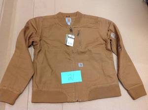 lot 21 image: CARHARTT JACKET BOMBER CRAWFORD 102524 L (1214) WOMEN not used