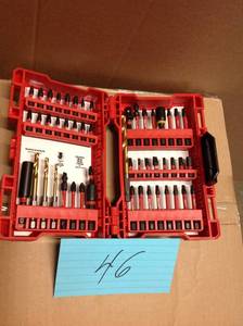 lot 46 image: Shockwave Impact Duty Driver Steel Bit Set (50-Piece) not used