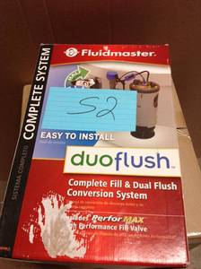 lot 52 image: Fluidmaster DuoFlush Complete Fill and Dual Flush Conversion System in good condition