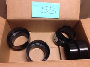 lot 55 image: Everbilt 3 in. to 4 in. Plastic Duct to Duct Increaser  in good condition