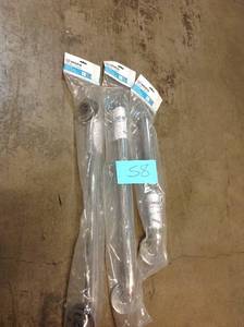 lot 58 image: MOEN SecureMount 24 in. x 1-14 in. Concealed-Screw Grab Bar in Polished Stainless Steel  in good condition
