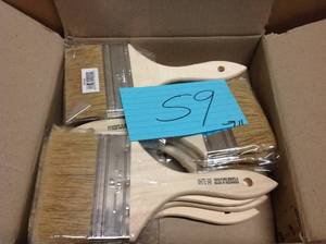 lot 59 image: Premier 4 in. Chip Brush White Bristle Single Thick (12-Pack) not used