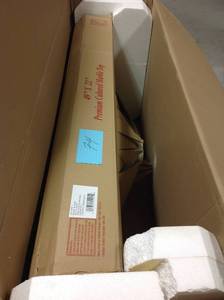 lot 74 image: Design House 550210 49 Marble Drop-In Vanity Top - White not used