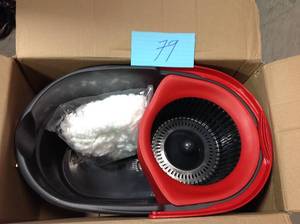 lot 79 image: O-Cedar EasyWring Spin Mop & Bucket System  in good condition