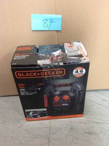 lot 87 image: BLACKDECKER 300 Amp Portable Jump Starter  in good condition