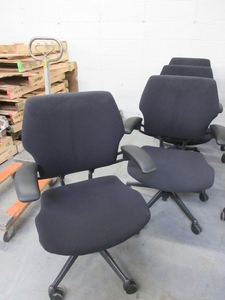 lot 10 image: FREEDOM ADJUSTABLE OFFICE CHAIRS BY HUMAN SCALE