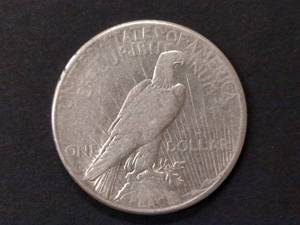 1925 S Peace Silver Dollar...