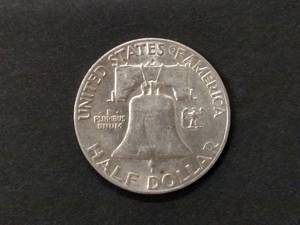 1949 D Franklin Silver Half Dollar...