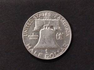 1959 D Franklin Silver Half Dollar...