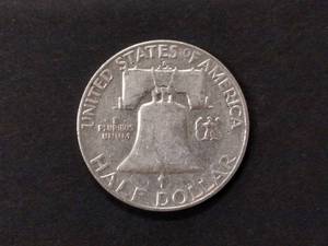 1960 D Franklin Silver Half Dollar...