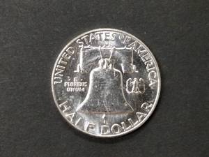 1963 D BU Franklin Silver Half Doll...