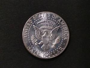 1964 AU Kennedy Silver Half Dollar...